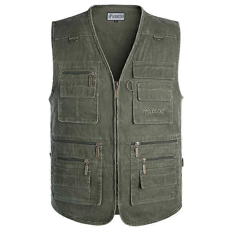 Männer Angelweste Utility Shooting Safari Reiseweste mit Taschen