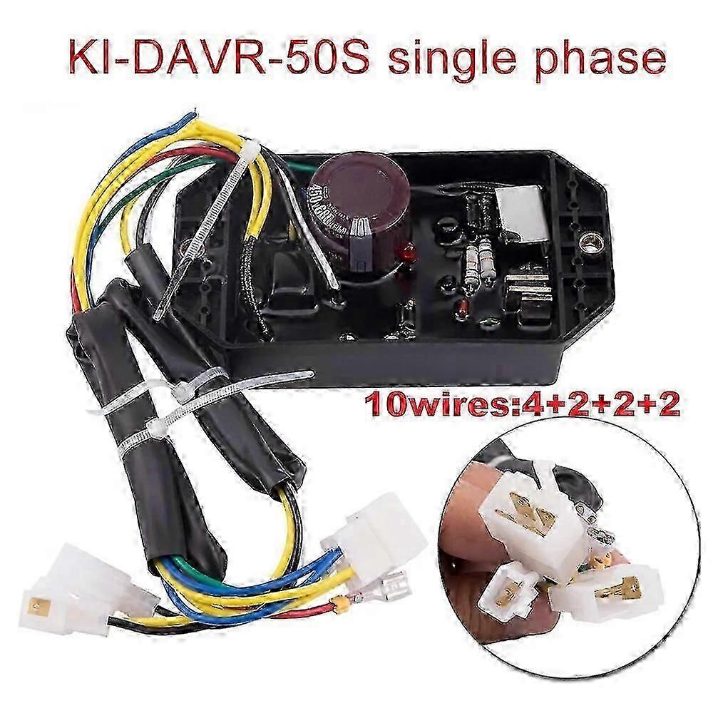Compatible with KI-DAVR-50S 50s KIPOR Generator AVR Automatic Voltage Regulator Single phase Volt St