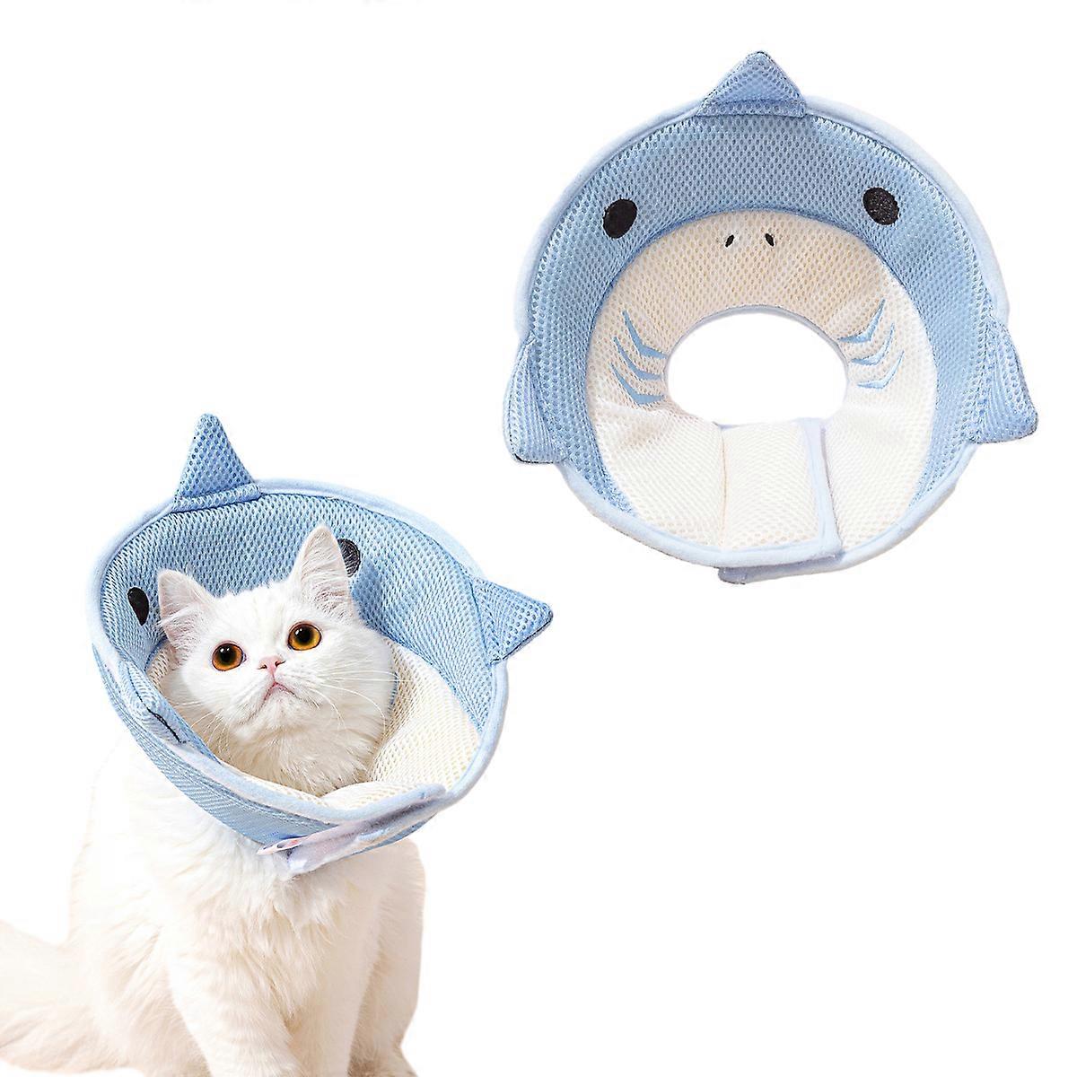 Soft Cat Recovery Collar,Cat Cone Collar Soft, Adjustable Dog Cat Cone,Dog Protective Cone Collar After Surgery,for Cats and Small Dogs
