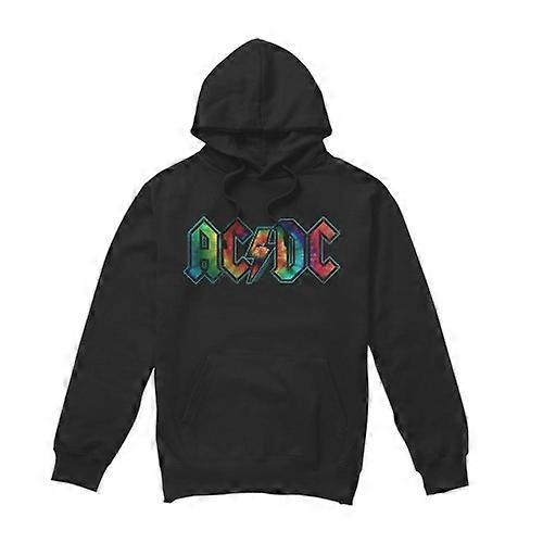 AC/DC Mens Tie Dye Logo Hoodie