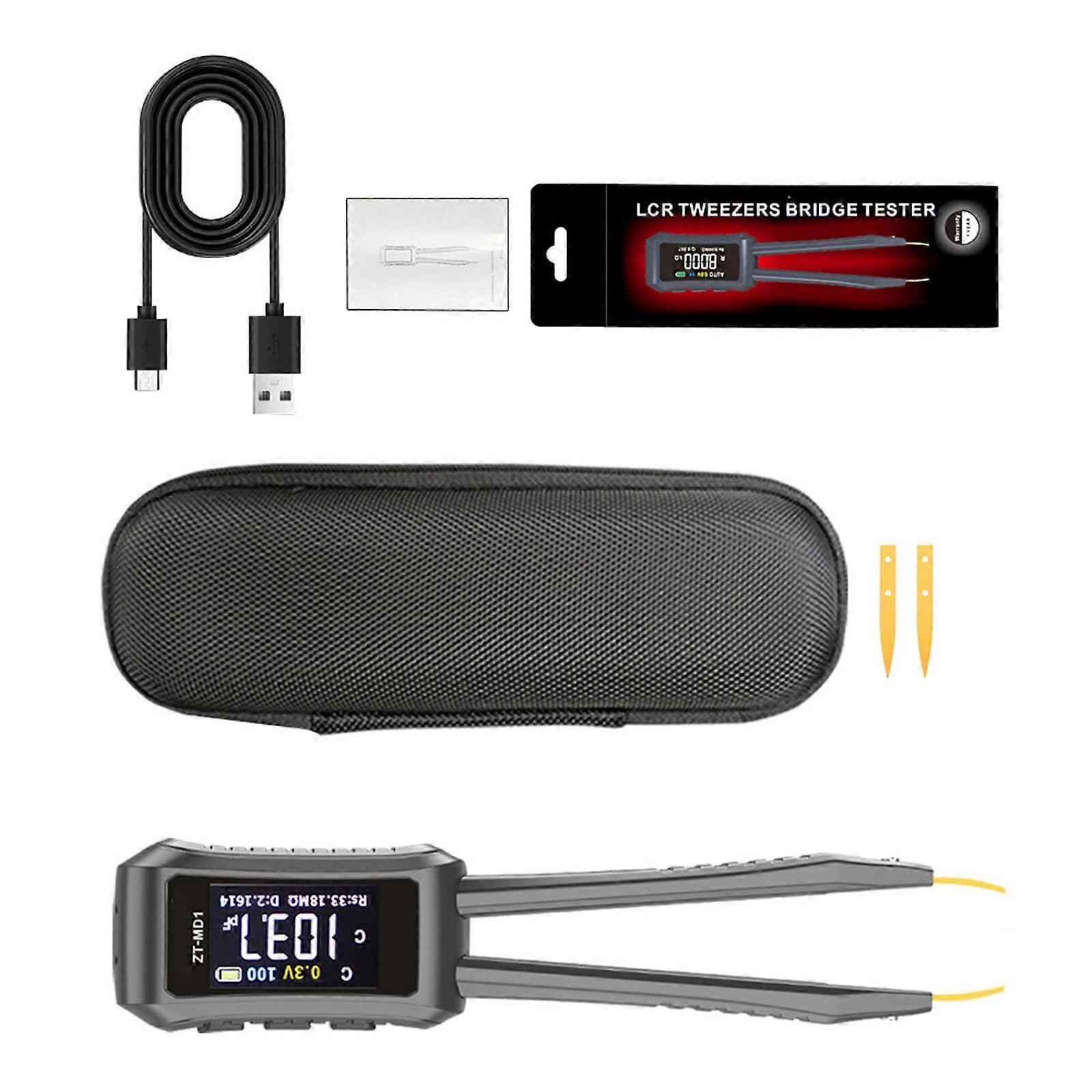 Professional Electronic Tweezer Multimeter For Component Testing High Accuracy Resistance And Capacitance Measurements
