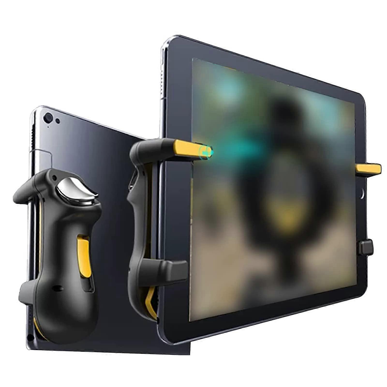Game Trigger Joystick for Tablet, Adults Kids Universal Tablet Game Triggers for IPad, Variable Frequency Tablet Controller for Games