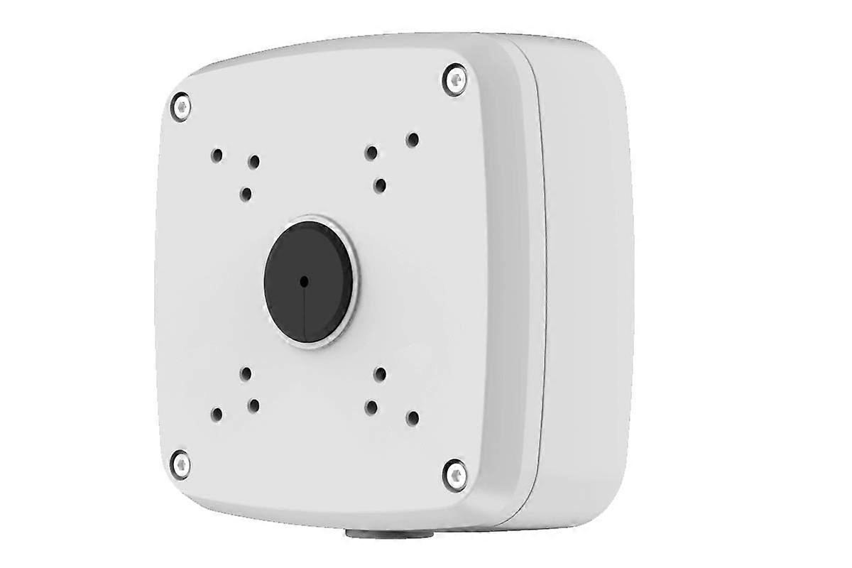 Square exterior junction box for 4 screws cameras - 4 hole square - durable, weather -resistant