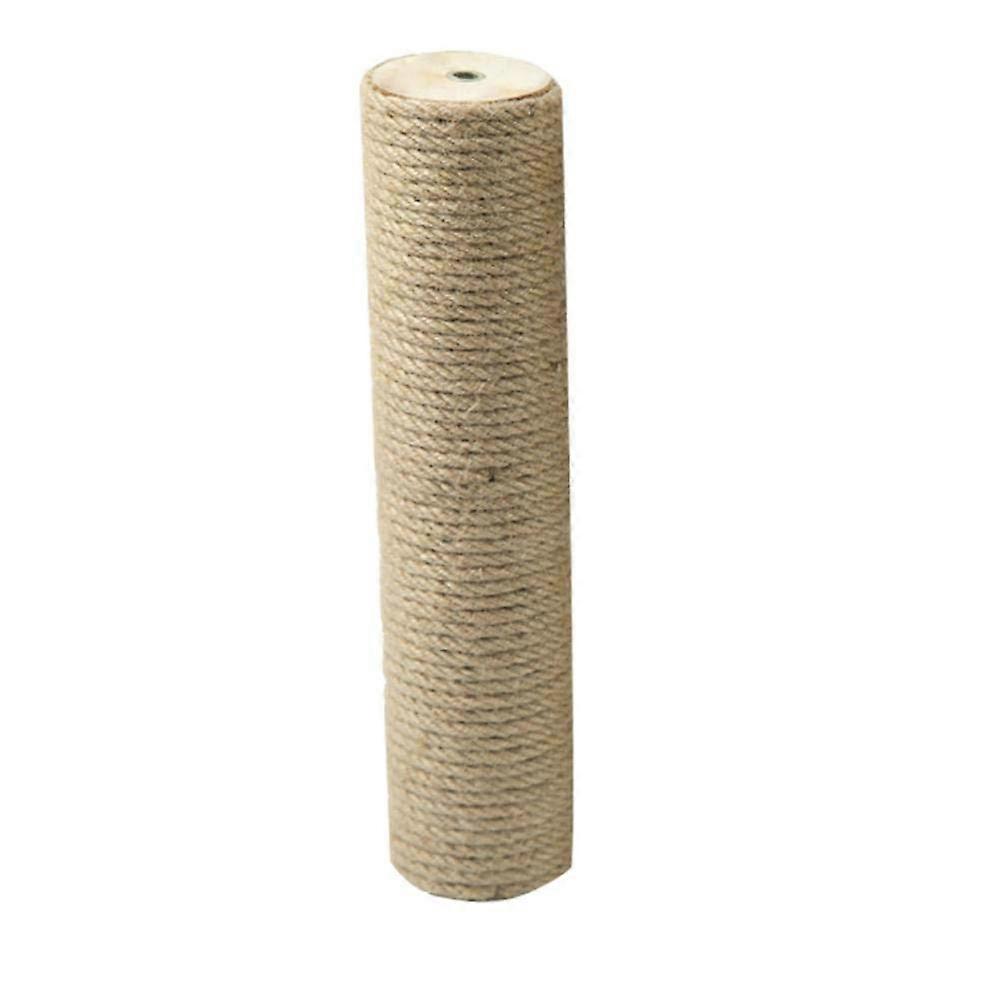 Cat Scratch Post 40cm Cat Scratching Post Cat Tree Sisal Solid Wood Diy Cat Climbing Frame Replacement Post Accessories 1Set
