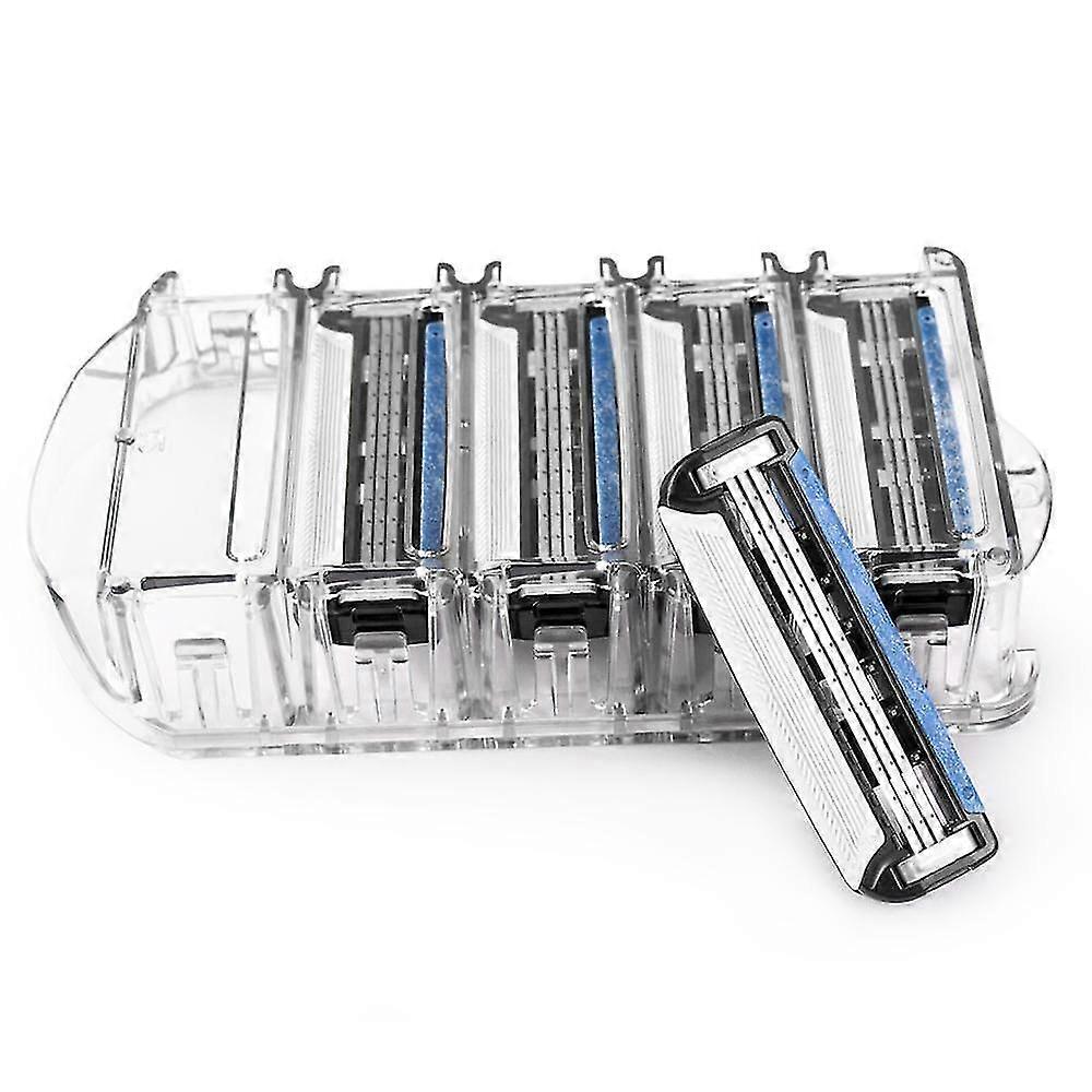 Qshave Straight Shaver Us Blade 3 Layer Blade 4 & 8 & 16 Blade Options