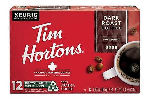Tim Hortons mörkrostat kaffe K-Cup kaffekapslar