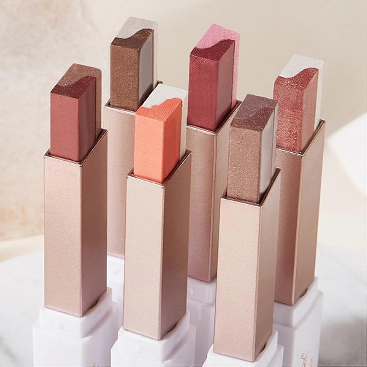 6 Colors Eyeshadow Pen  Double Colour Eyeshadow Pen  2 in 1 Gradient Shimmer Eyeshadow