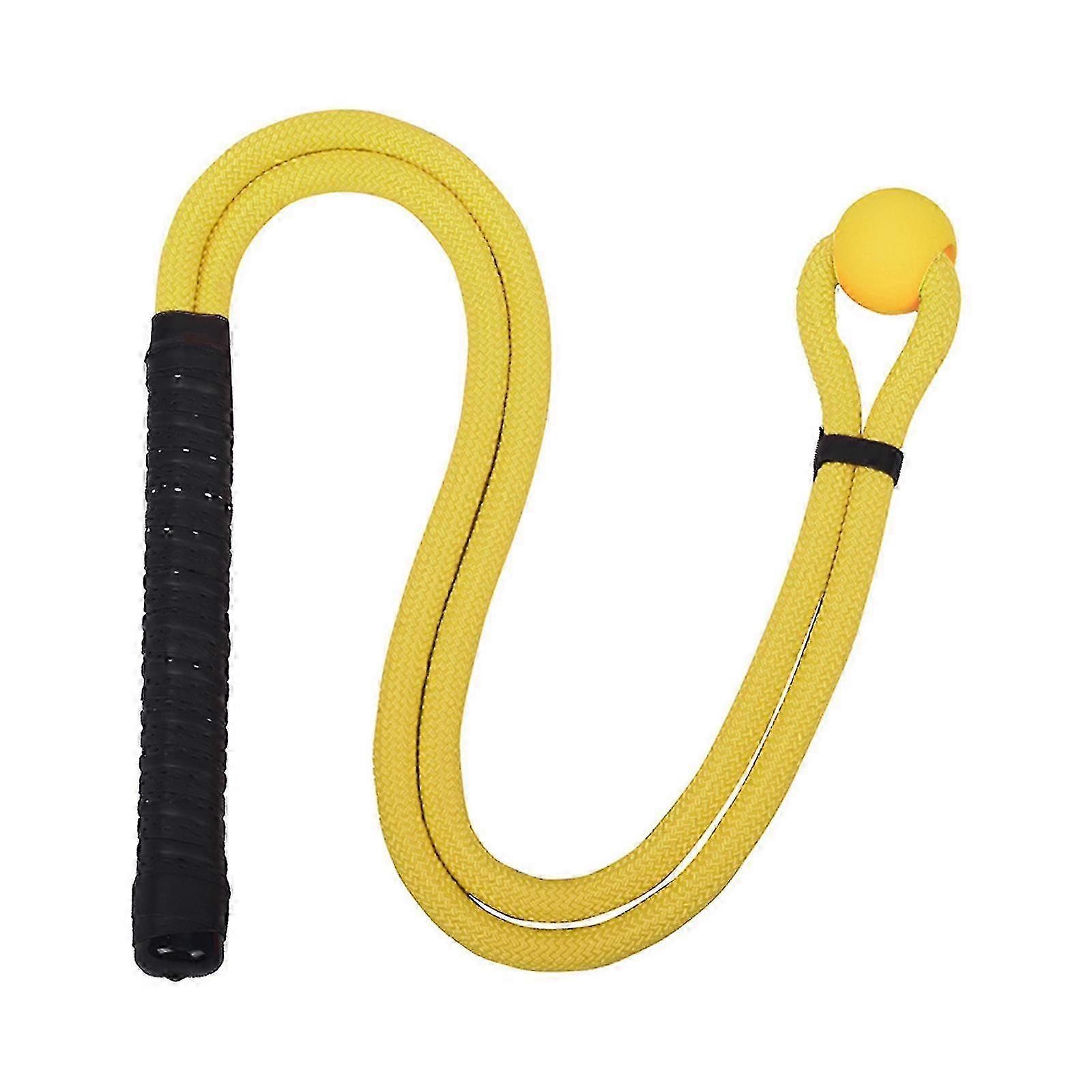 Adjustable Golf Swing Trainer Rope 2m Yellow
