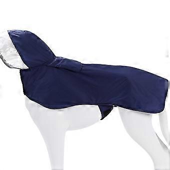 Waterproof light reflective dog raincoat hooded pet raincoat does not block your view pet raincoat