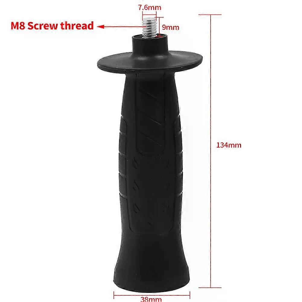 1 Pc Auxiliary Side Handle Anti-vibration Absorbing Reduce Damping Angle Grinder Handle M8-134mm/M10-113mm Machine Tool Parts