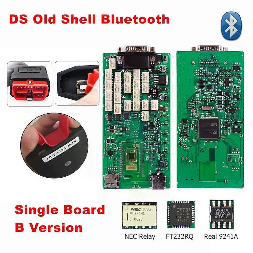 Multidiag Pro + Einzelne Leiterplatte TCS Pro Scanner V2021.11/2020.23 Keyen Bluetooth OBD2 Scanner für Autos LKW Diagnosewerkzeug
