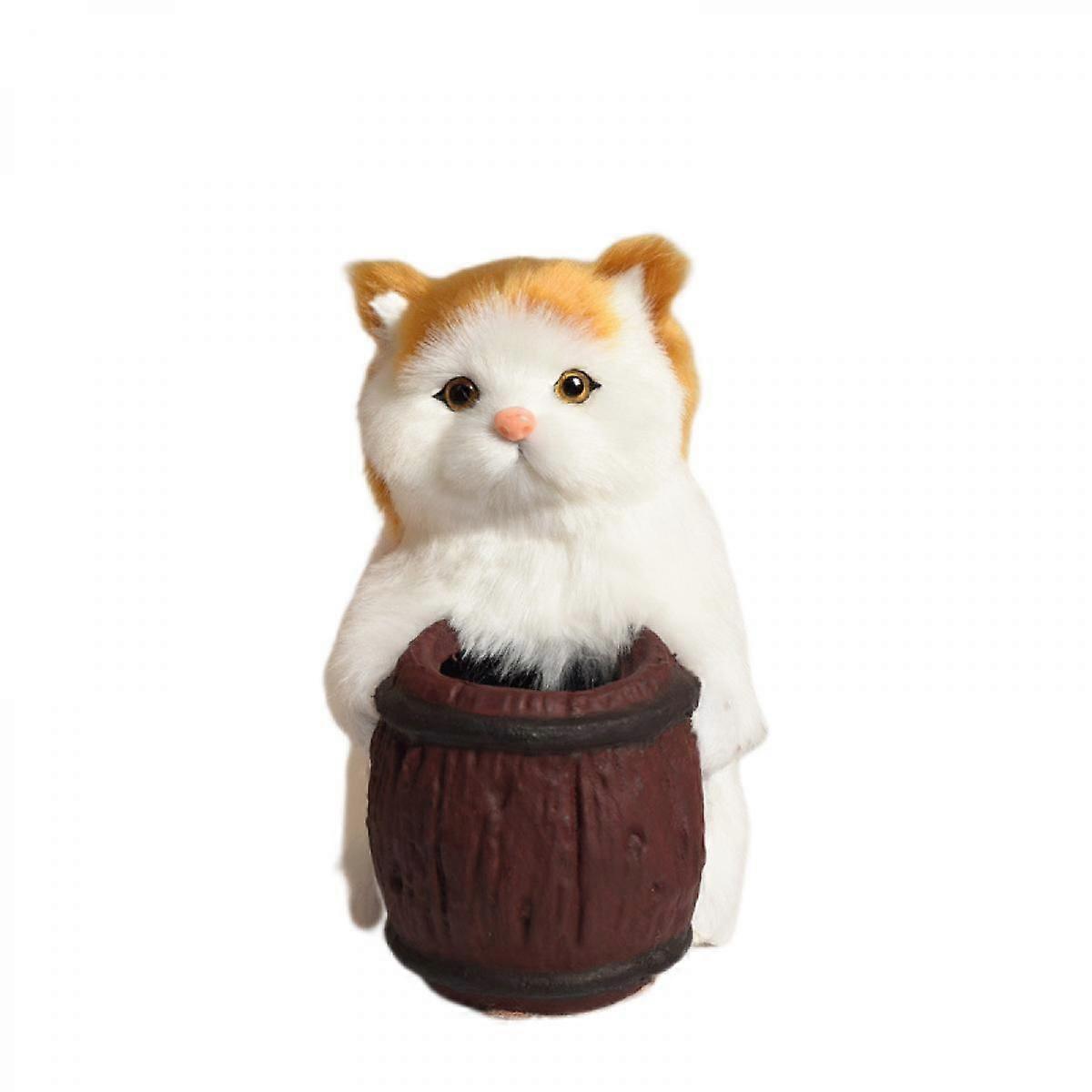 Cute  cat  pen holder student office multi-function desktop storage pen holder desktop decoration