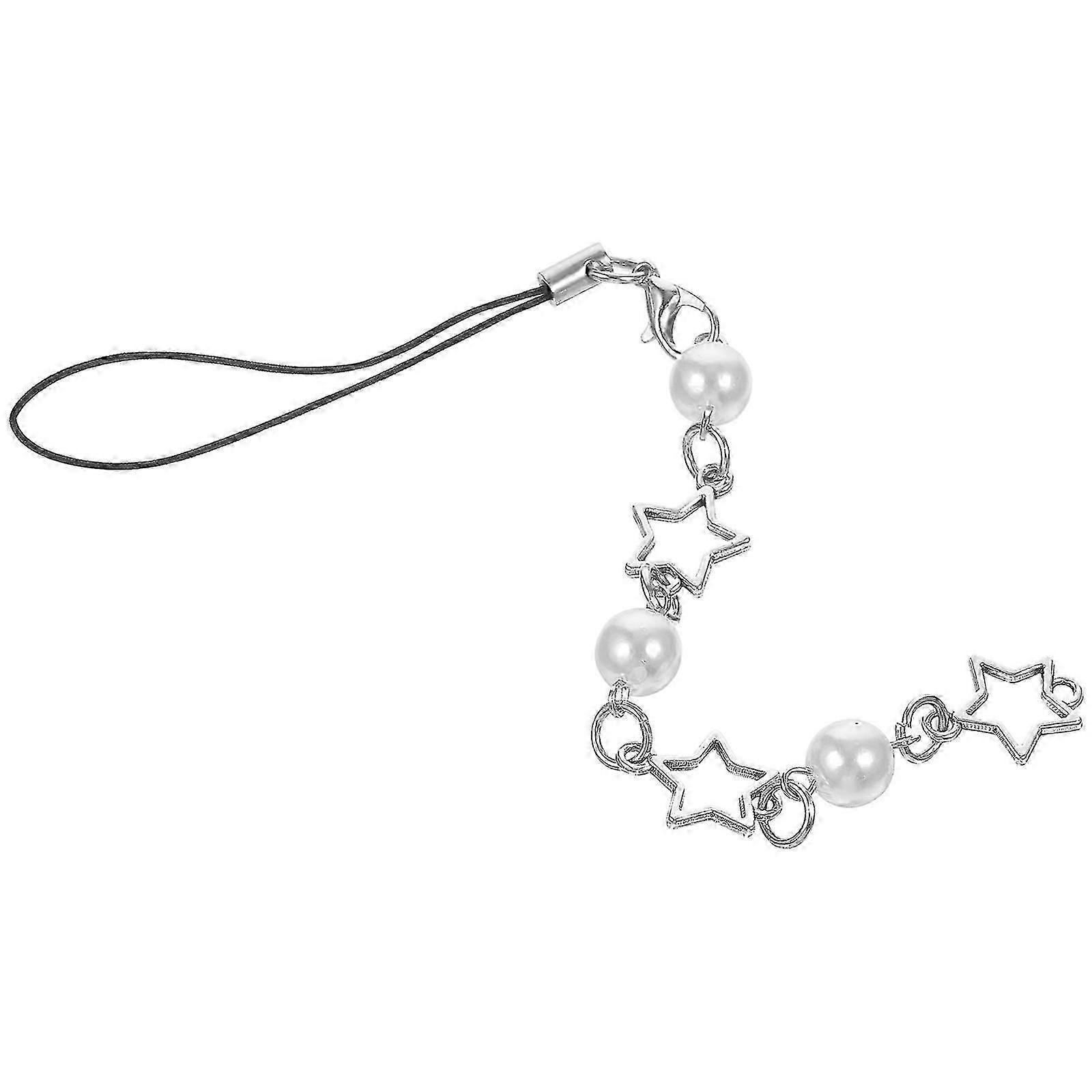 سحر الهاتف حبل المعصم حزام نجمة شكل مطرز سلسلة الهاتف الديكور-yky416