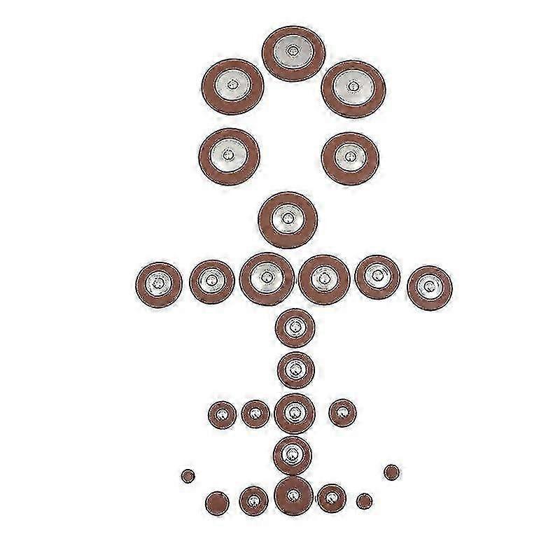 26 stykker sax skinn pads erstatning for Alto saksofon