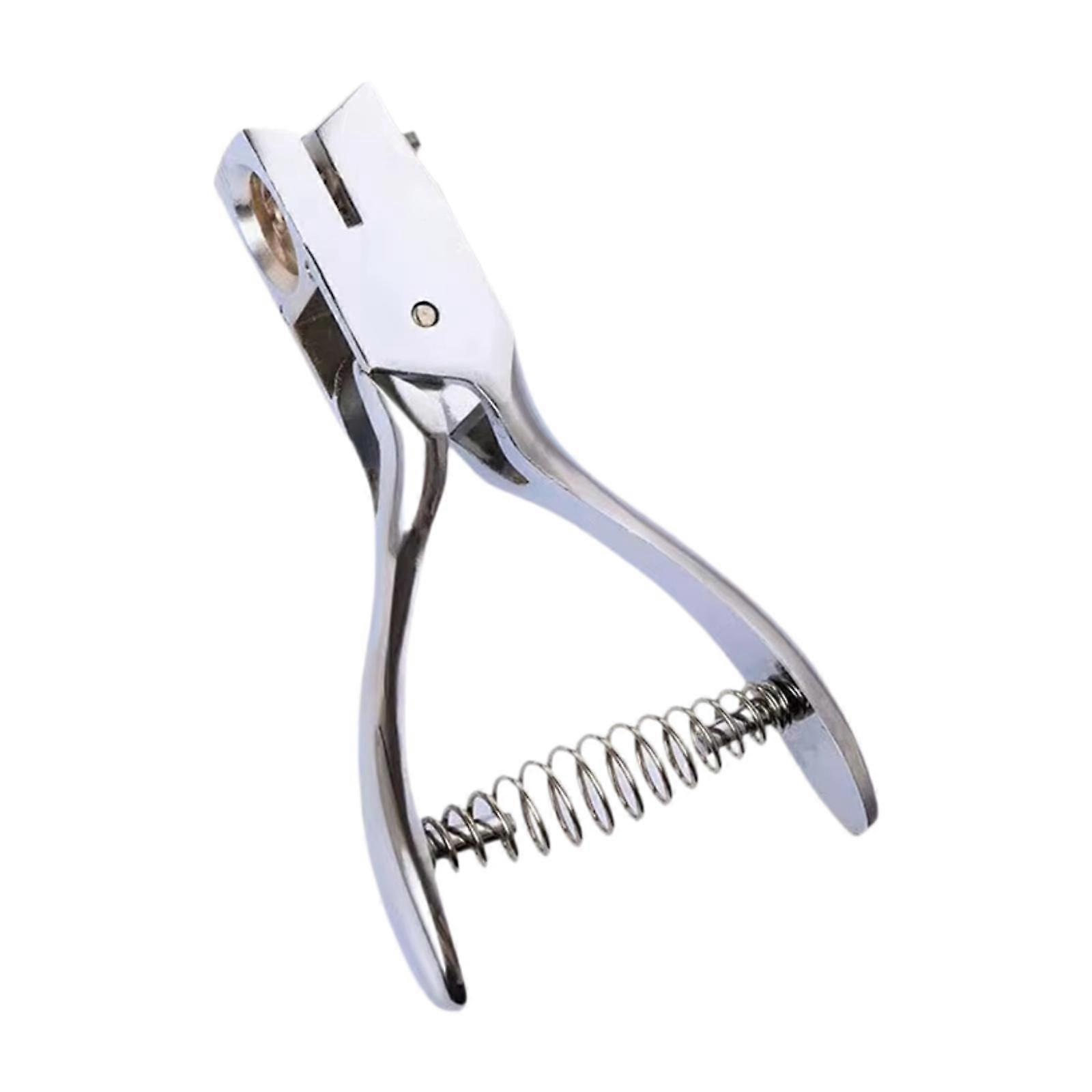 Portable Handheld Paper Punch Handheld Metal Hole Puncher for Cardboard Home