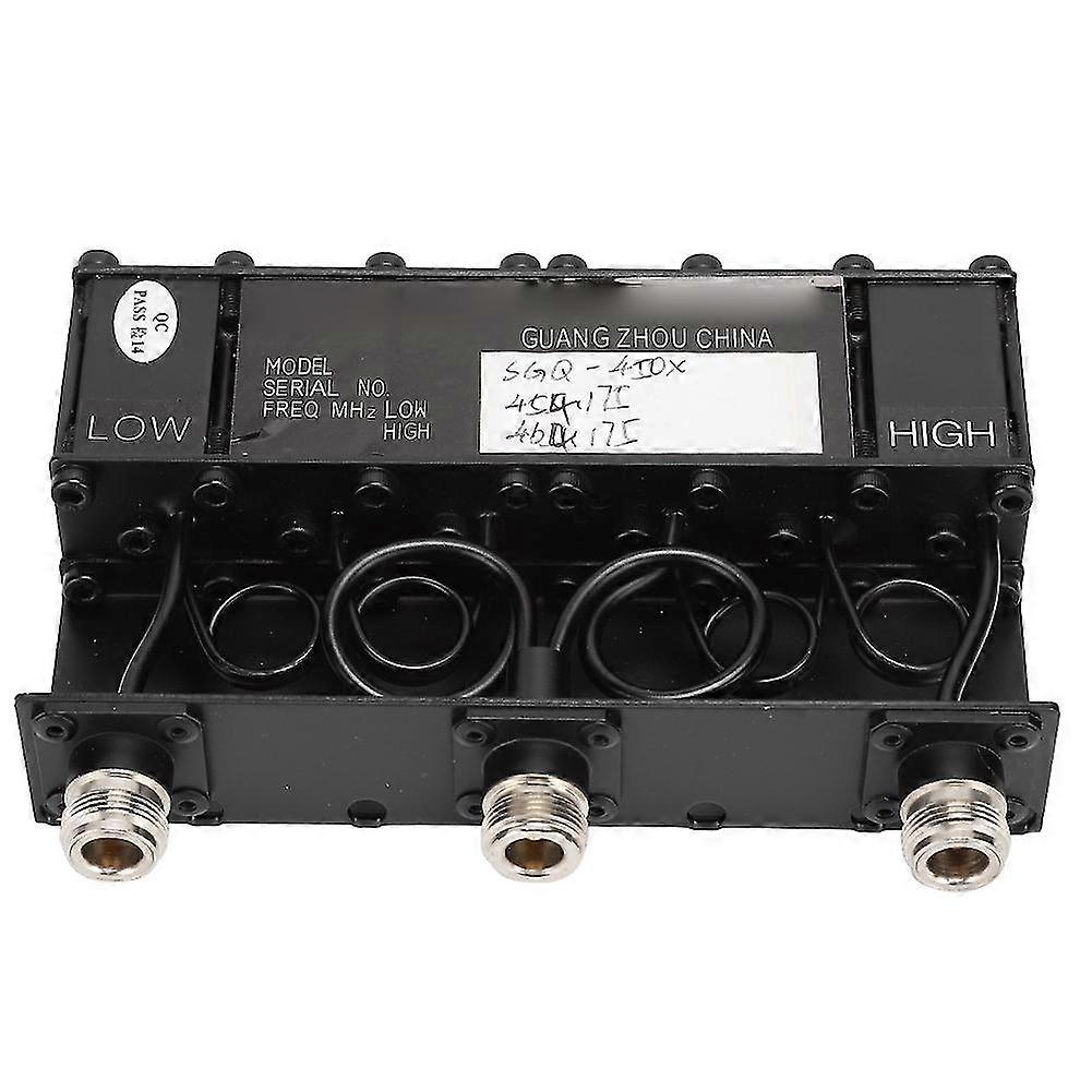 10W Uhf 6 Cavity Duplexer Tx: 454.175 Mhz Rx: 464.175mhz Radio Tone Repeater N Connector