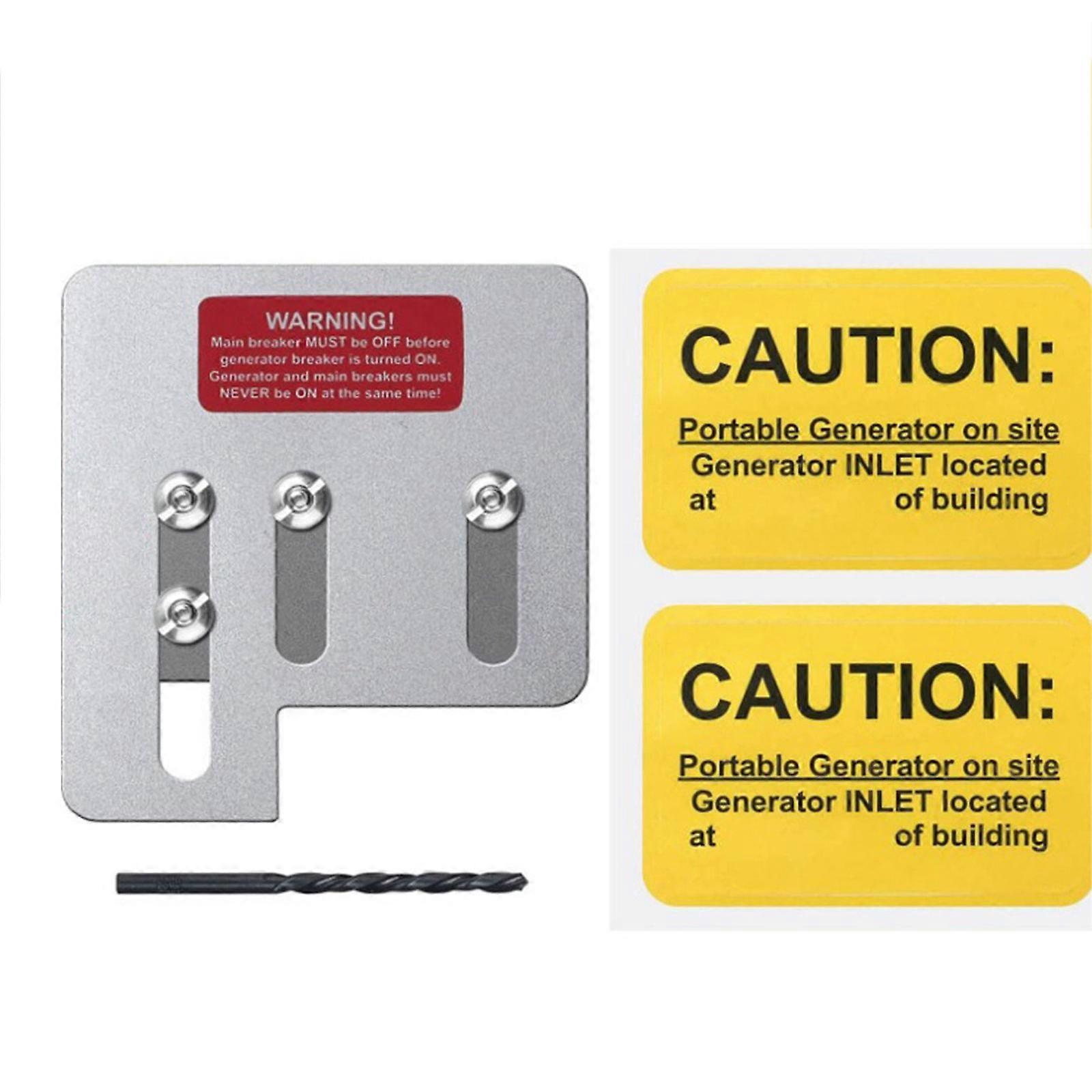 Reliable Power Source Switching Convenient Power Transition Set Generator Interlock Kits fit for Home & Business Use Multicolor