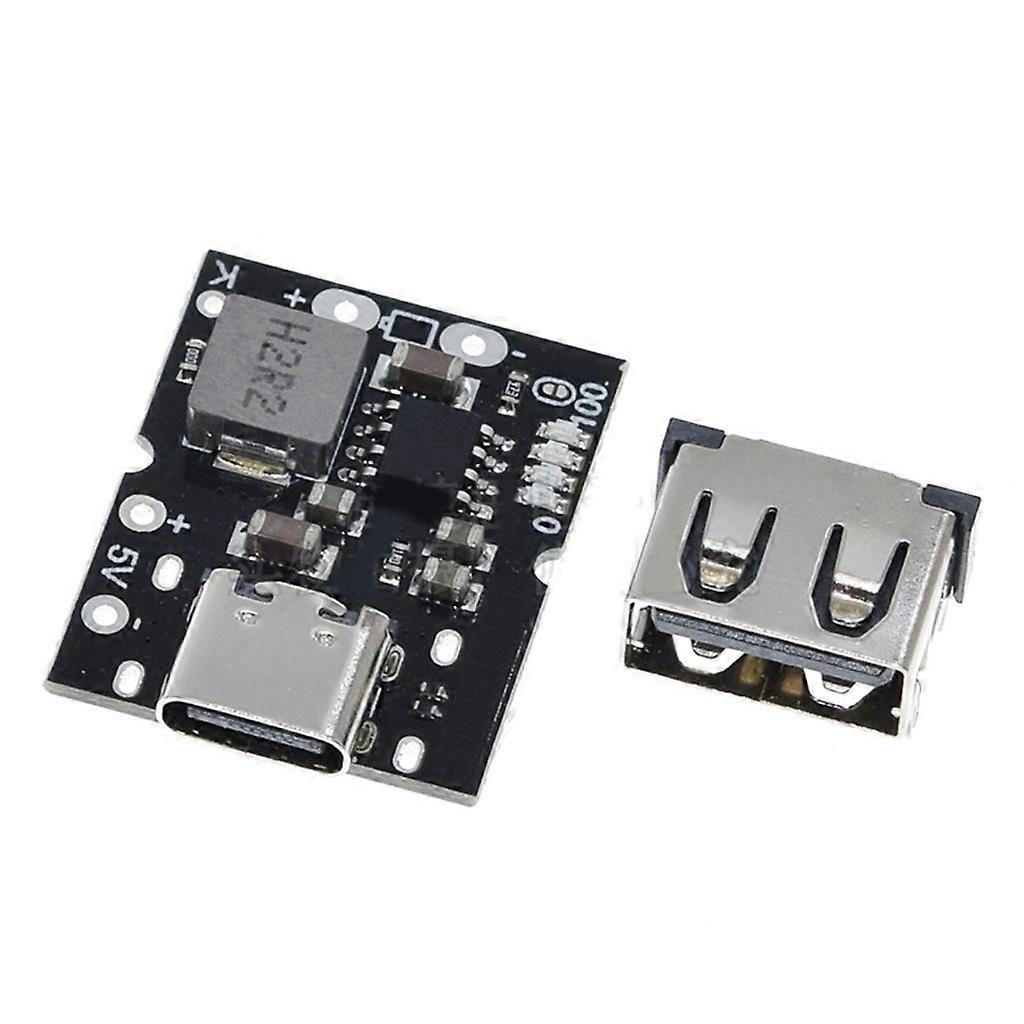 Integrated Module Charge Discharge PCB Board Module Compatible for w/ 18650 Lithium Battery Charging Boosting Mobile Pow