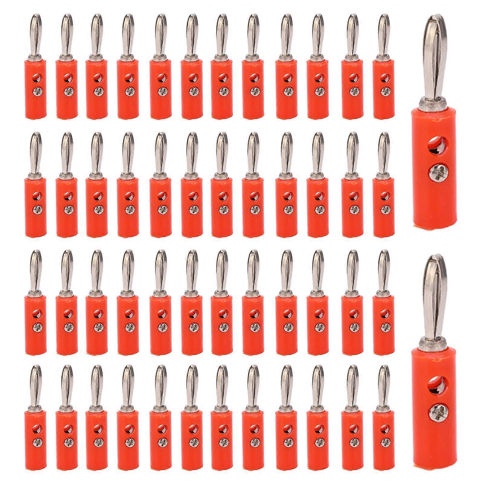 Högkvalitativ JT-002 4mm ny bananplugg kopparlegering korstyp lödfri
