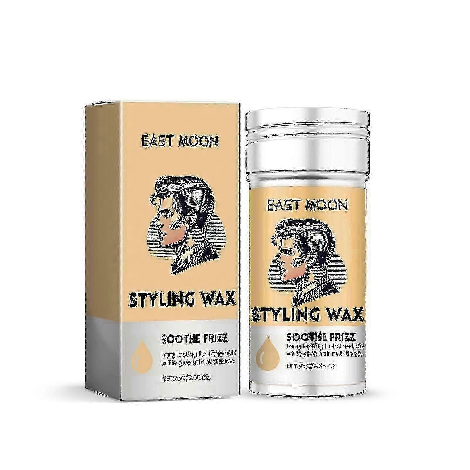 East Moon Haarwachsstifte Glättung und Pflege von krausem Haar, lang anhaltendes Styling Tragbare Stylingwachsstifte