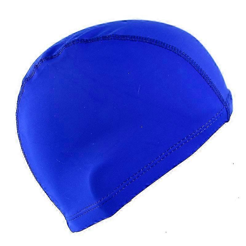 Bonnet de bain extensible, confortable et léger pour femmes et hommes - Bleu