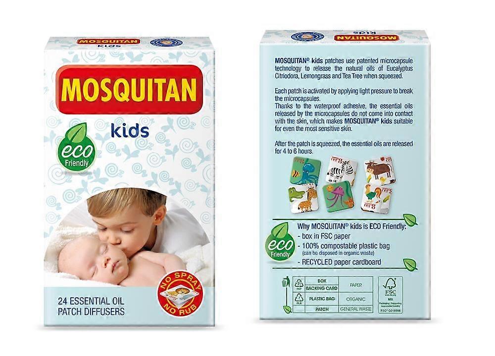 Mosquitan Kids Patches with Essential Oils 24 Patches