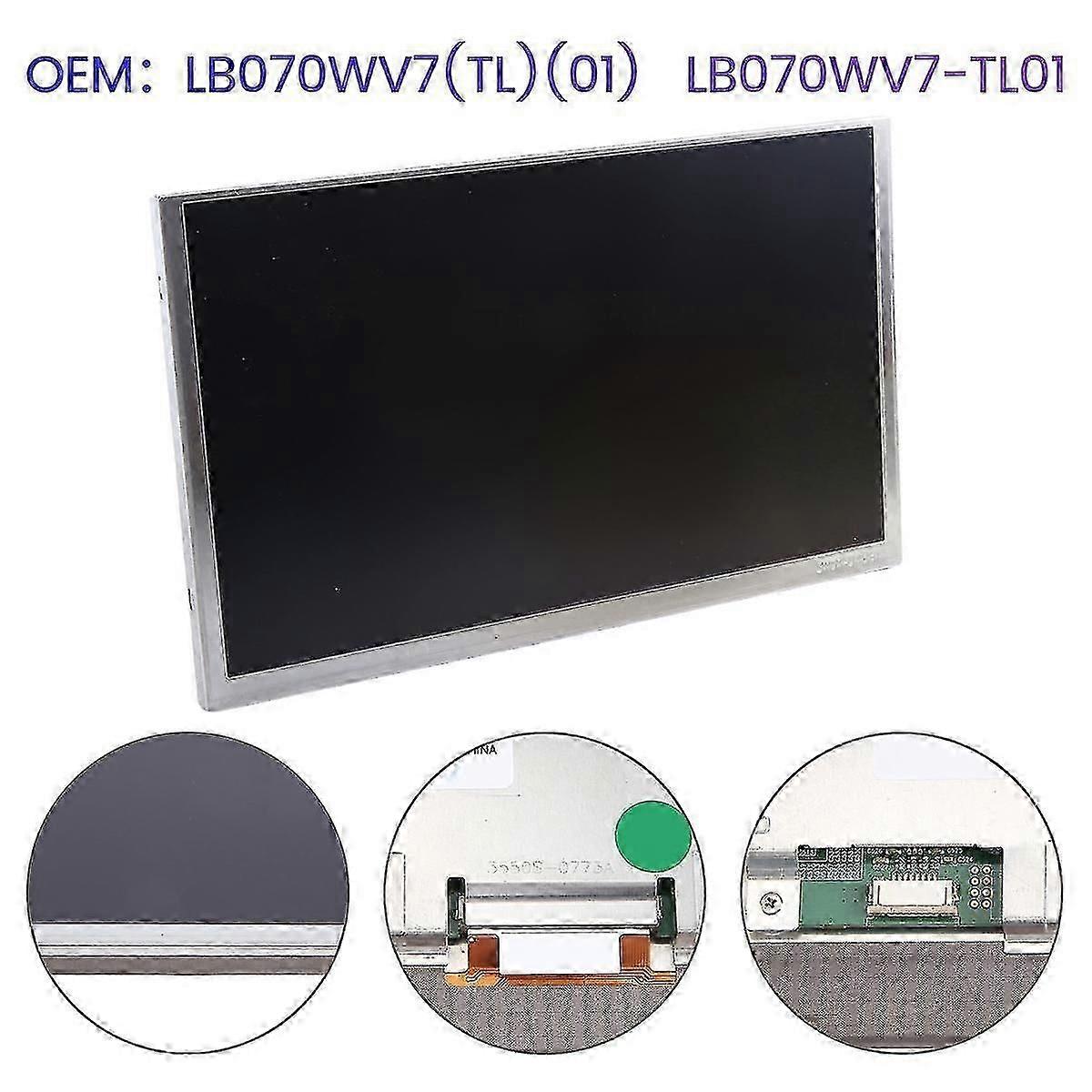 7 Inch LCD Display Screen LB070WV7(TL)(01) LB070WV7-TL01 LB070WV7 for Car GPS LCD Monitors