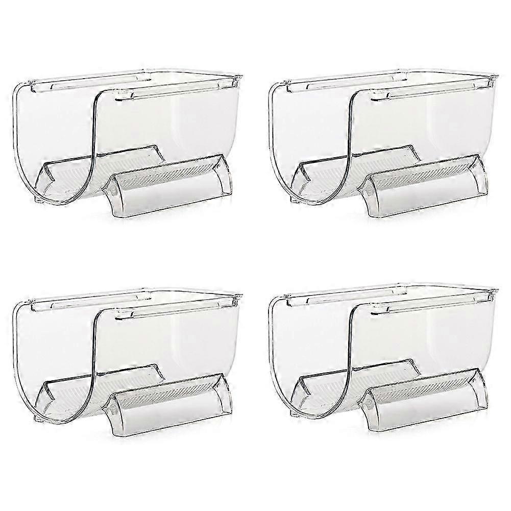 Refrigerator Organizer Wine Bottle Holder Stackable Beverage- Organizer Stand Champagne Storage Box