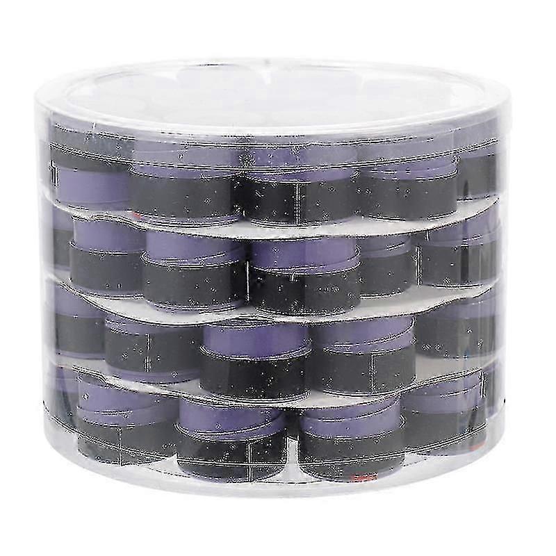 4X4cm Purple Ping Pong Balls 60pcs Non-slip Racket Tapes Elastic Racket Grip Overgrips Tapes Perfora