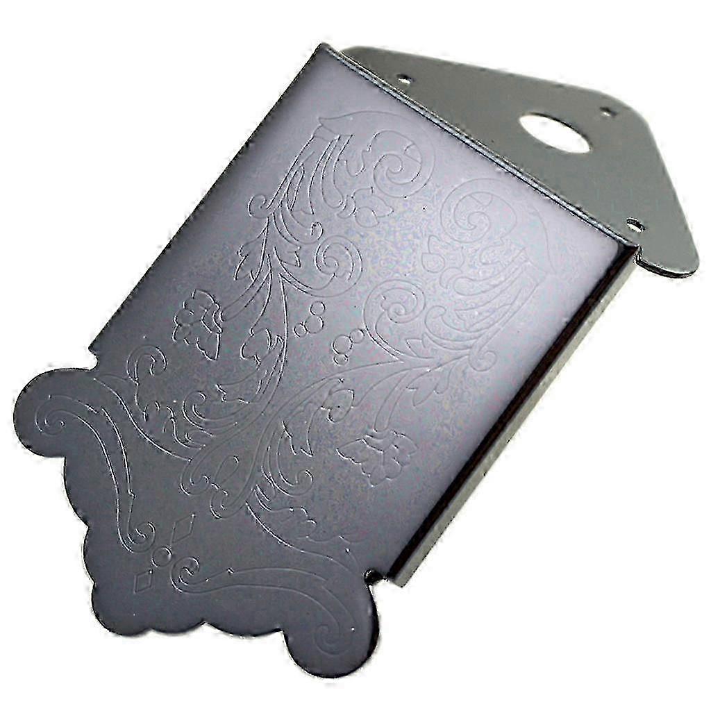 Engraved Mandolin Tailpiece Bridge Surface Suitable for Use by Mandolin Makers and Luthiers