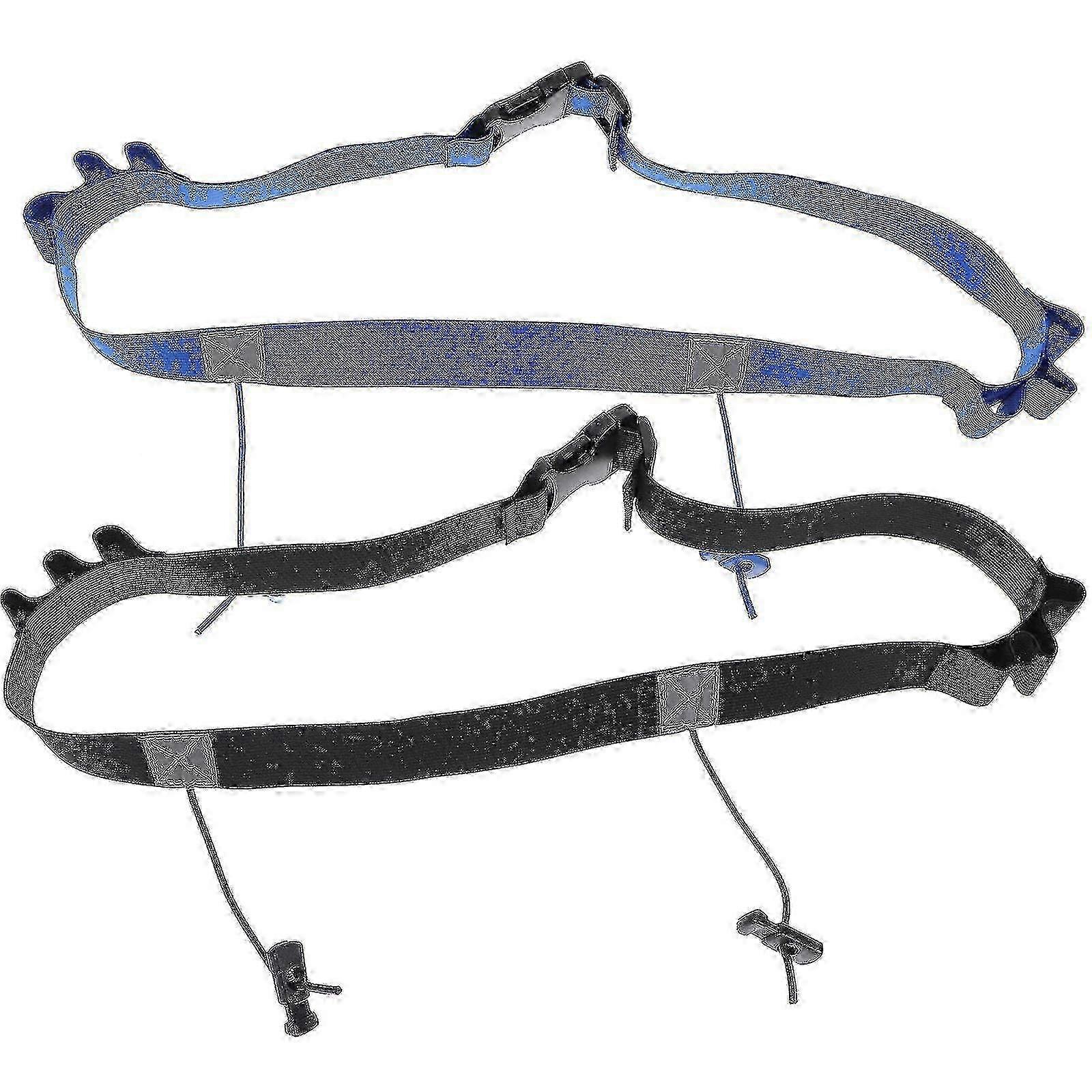 2pcs Belt Triathlon Race Number Belt Reflective Design Race 2025