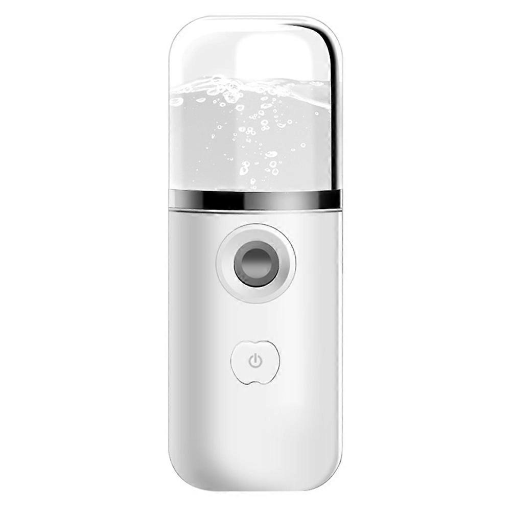 USB Portable Mist Sprayer ABS White Skin Humidifier for Home Use with Versatile Liquids