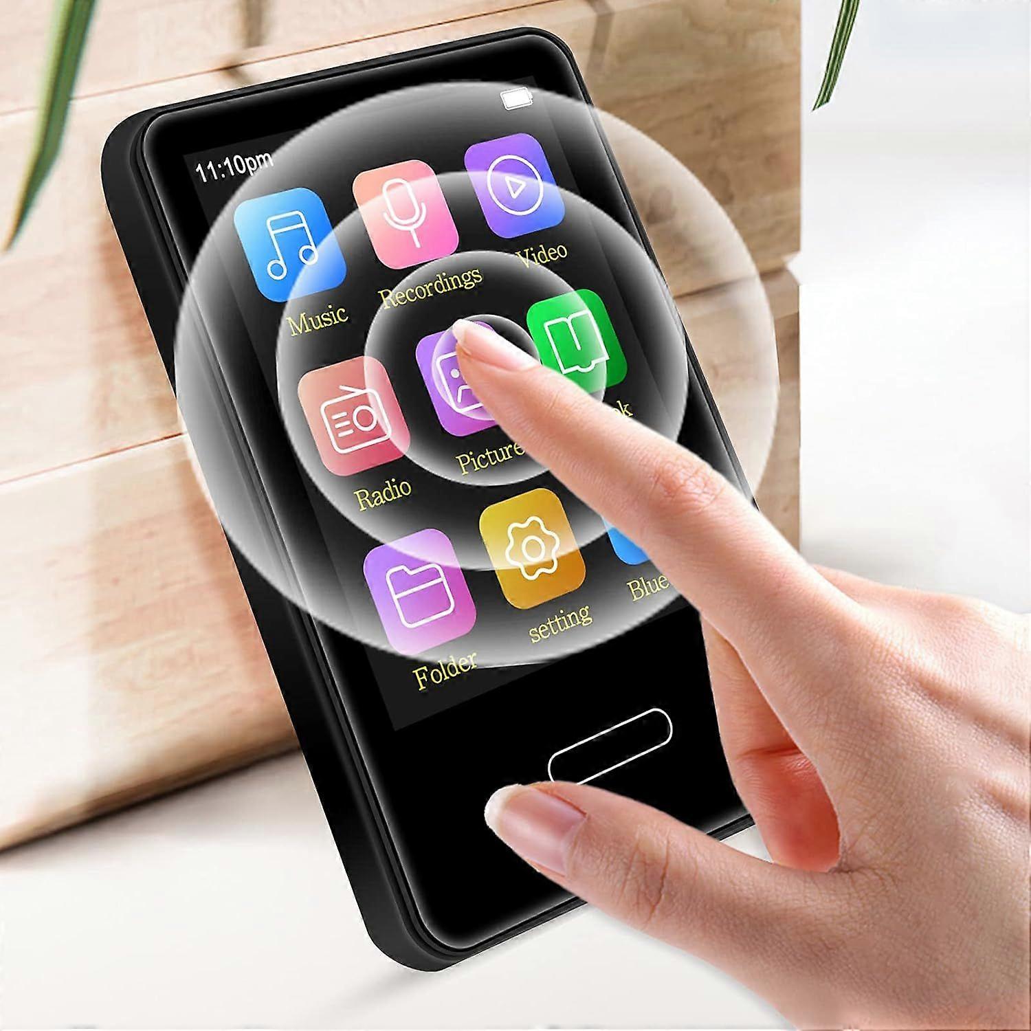 MP3 Music Player with Bluetooth: 16GB Portable Touchscreen MP3 Player Lossless Sound