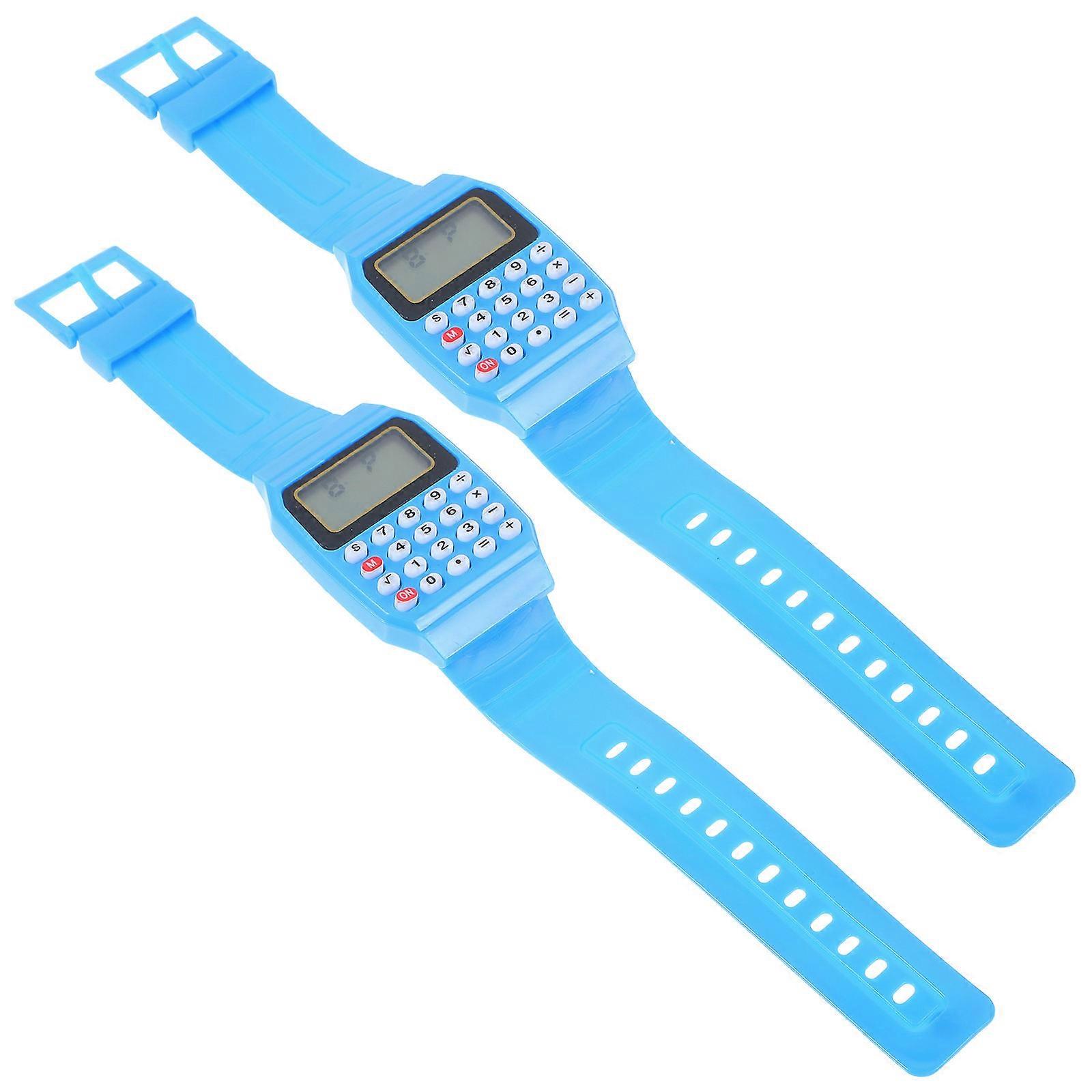 Junior Math Watch, Comfortable Calculator Watch Encouraging Kids Problem Solving