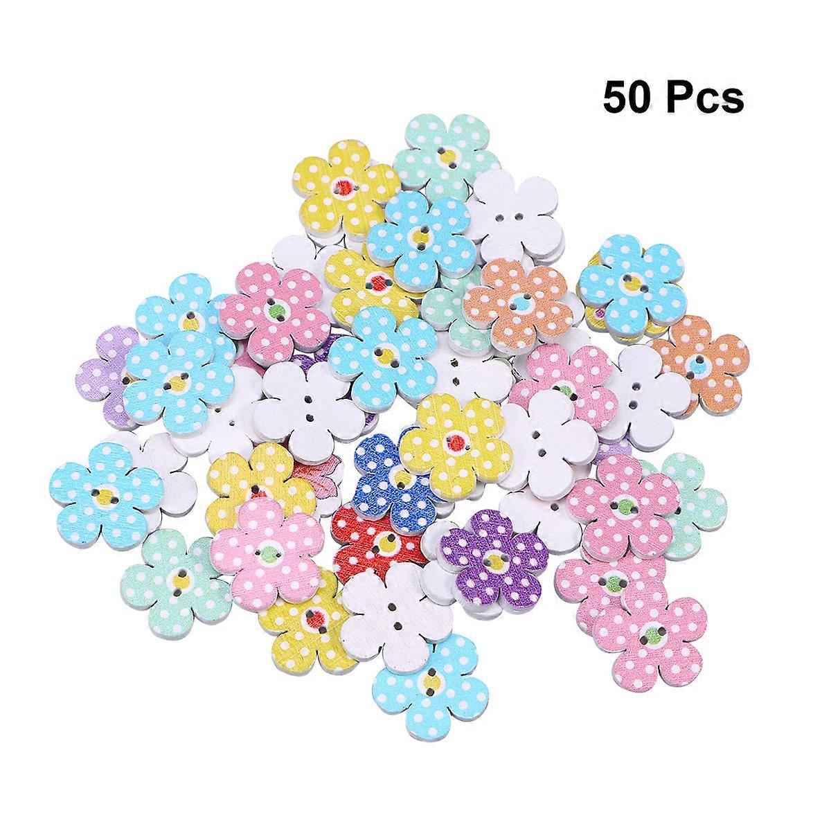 Versatile Sewing Accessories, Smooth Wood Buttons, Ideal for Creative Designs