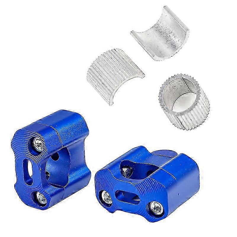 CNC Billet Handlebar Fat Bar Risers Mount Clamp Adaptor 22MM 28MM for Off-Road Motorcycle Racing ATV