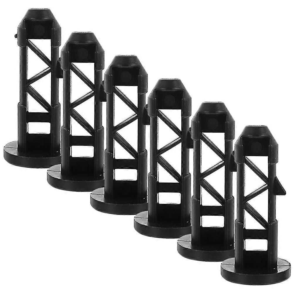 Dustbin Lid Latch Strong Durability Trash Can Latch 6Pcs Outdoor Trash Bin Accessories