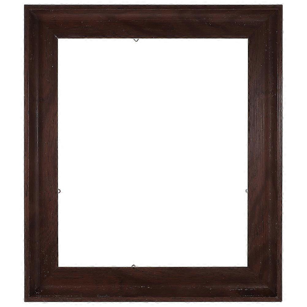 Canvas Picture Frame Wall Decoration Classic Retro Style Wood Material Rectangular Shape 1Set