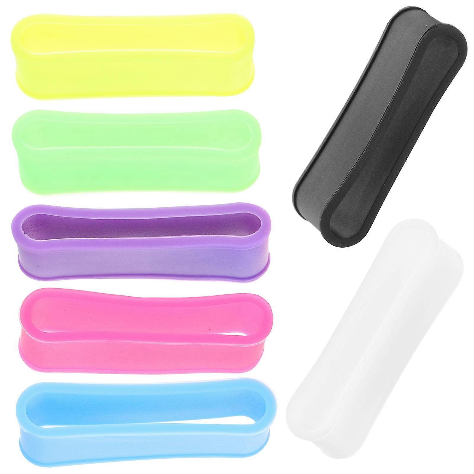 Racket Supplies Racket Grip Bands Tennis Badminton Racket Grips Flat Shape 7Pcs