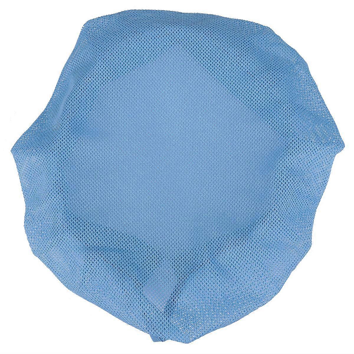 Practical Chef Hat Breathable Chef Mesh Hat Chef Supplies Chef Accessory for Kitchen Restaurant (Sky-blue)