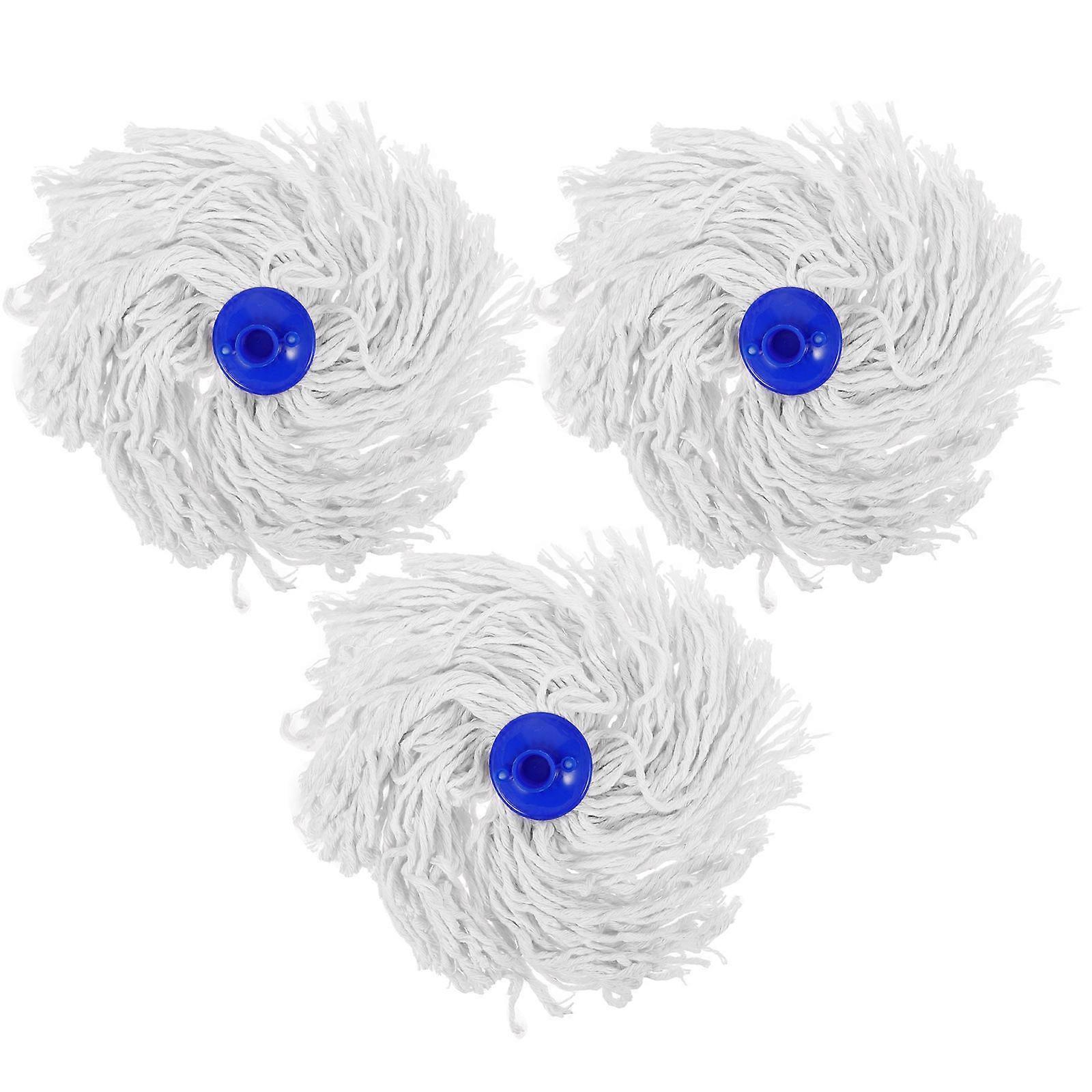 Here's a refined and professional product description based on your input:
**3 Pack Cotton Yarn Mop Head Replacement – Practical Mop Refill for