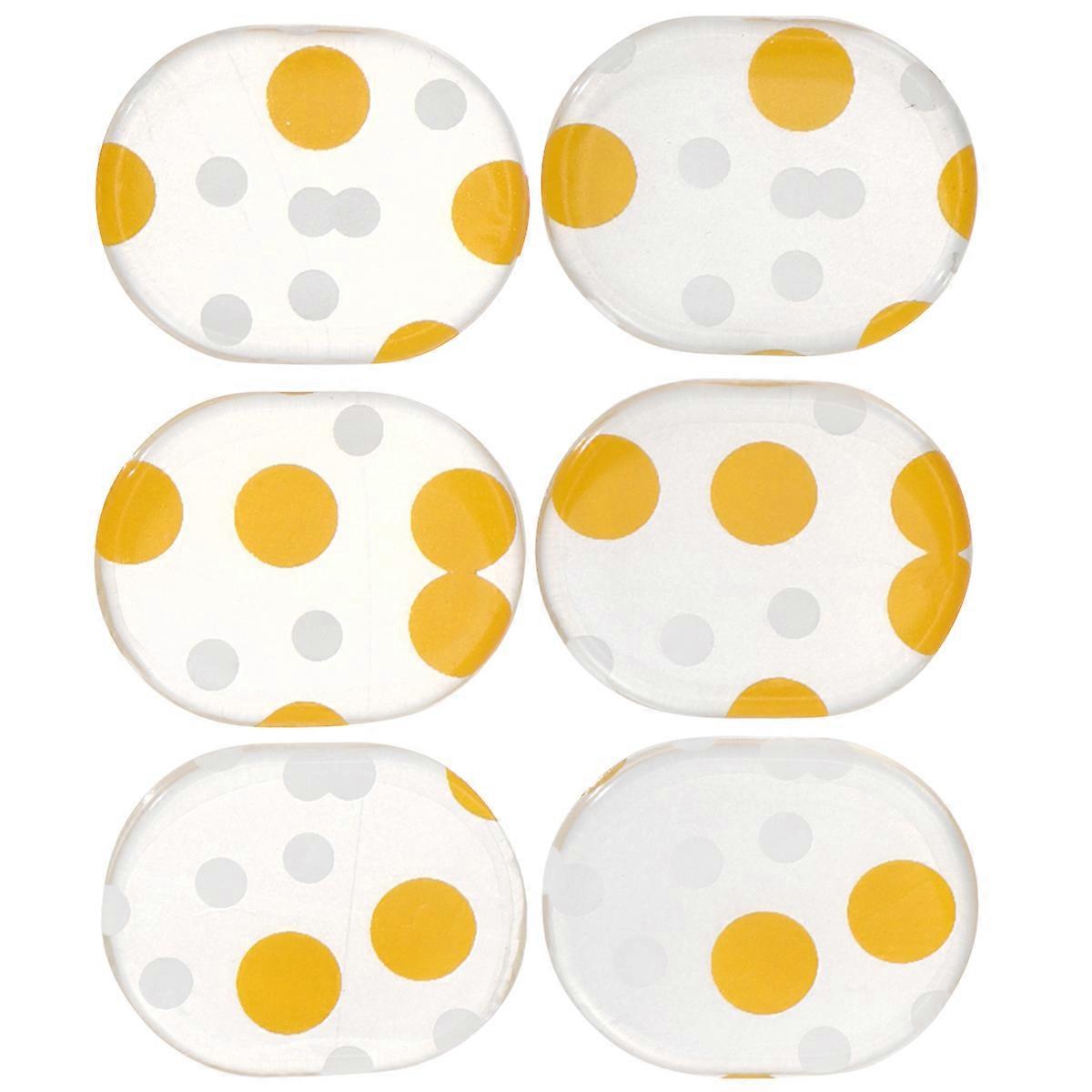 Reduce Overtones Snare Drum Pads Silicone Drum Pad for Musicians 6Pcs