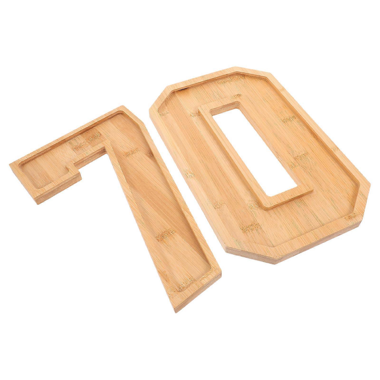 Wooden Charcuterie Tray Set Large Fillable Serving Board for Snacks, Fruits & Treats, Perfect for Birthdays & Anniversaries