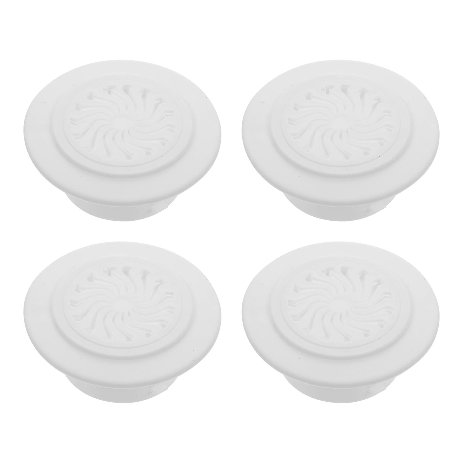 Decorative Reserved Wall Hole Covers Simple Structure 9X9CM Plastic DIY Enthusiasts 4Pcs