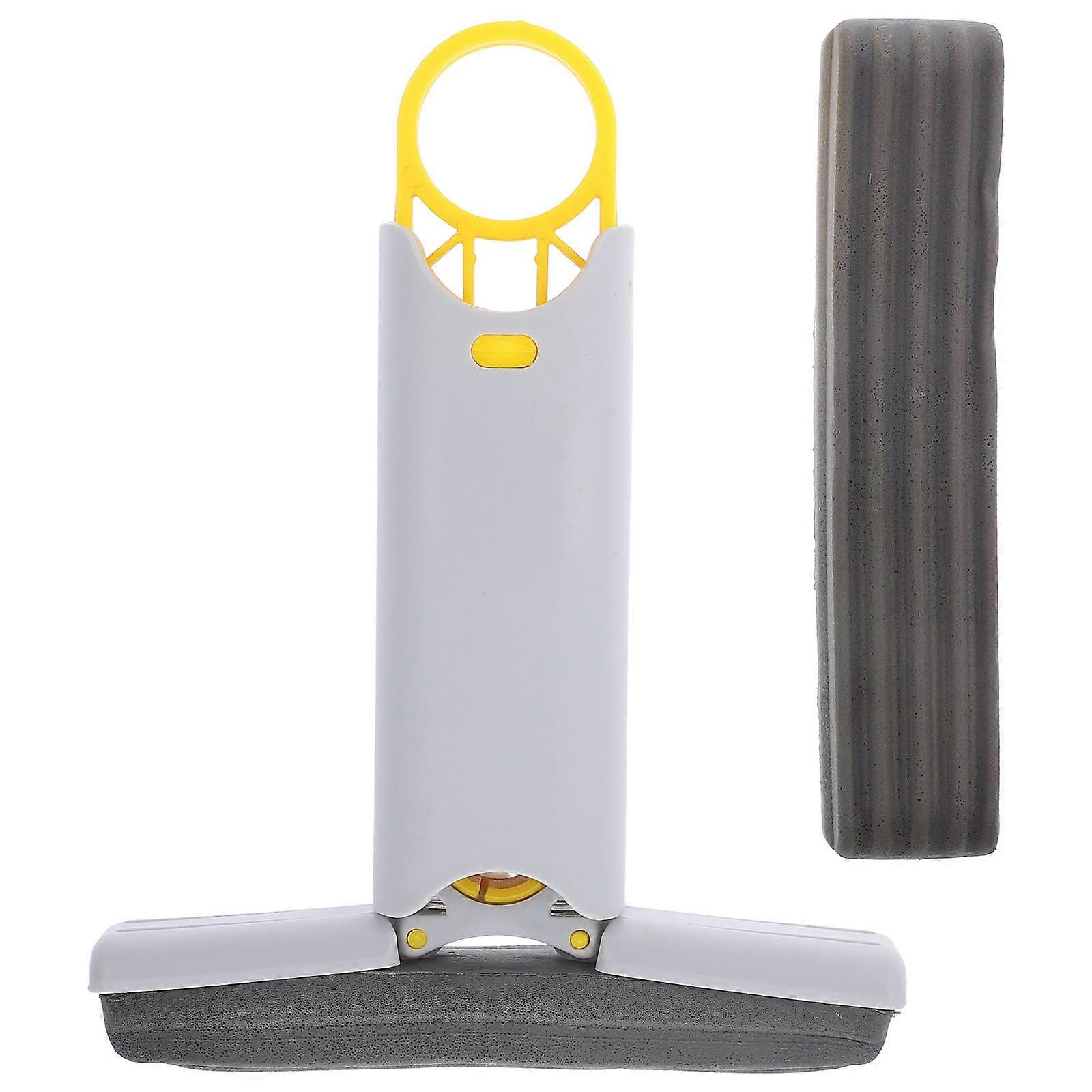 Compact Mop Portable Mop Wide Applications Desktop Household Users Plastic Sponge 1Set