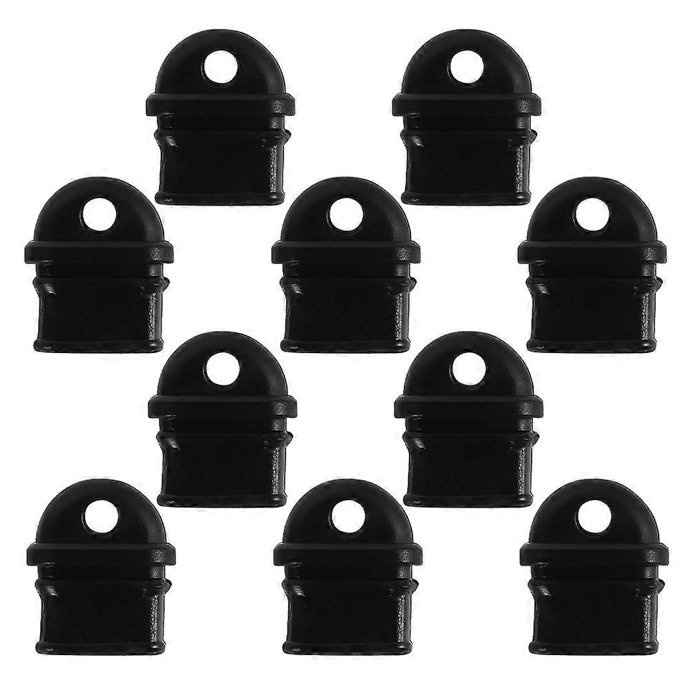 Charging Port Plugs Dustproof Plug For Mobile Phone Charging Port Micro Size Black Pvc Easy Insertion and Removal 10Pcs