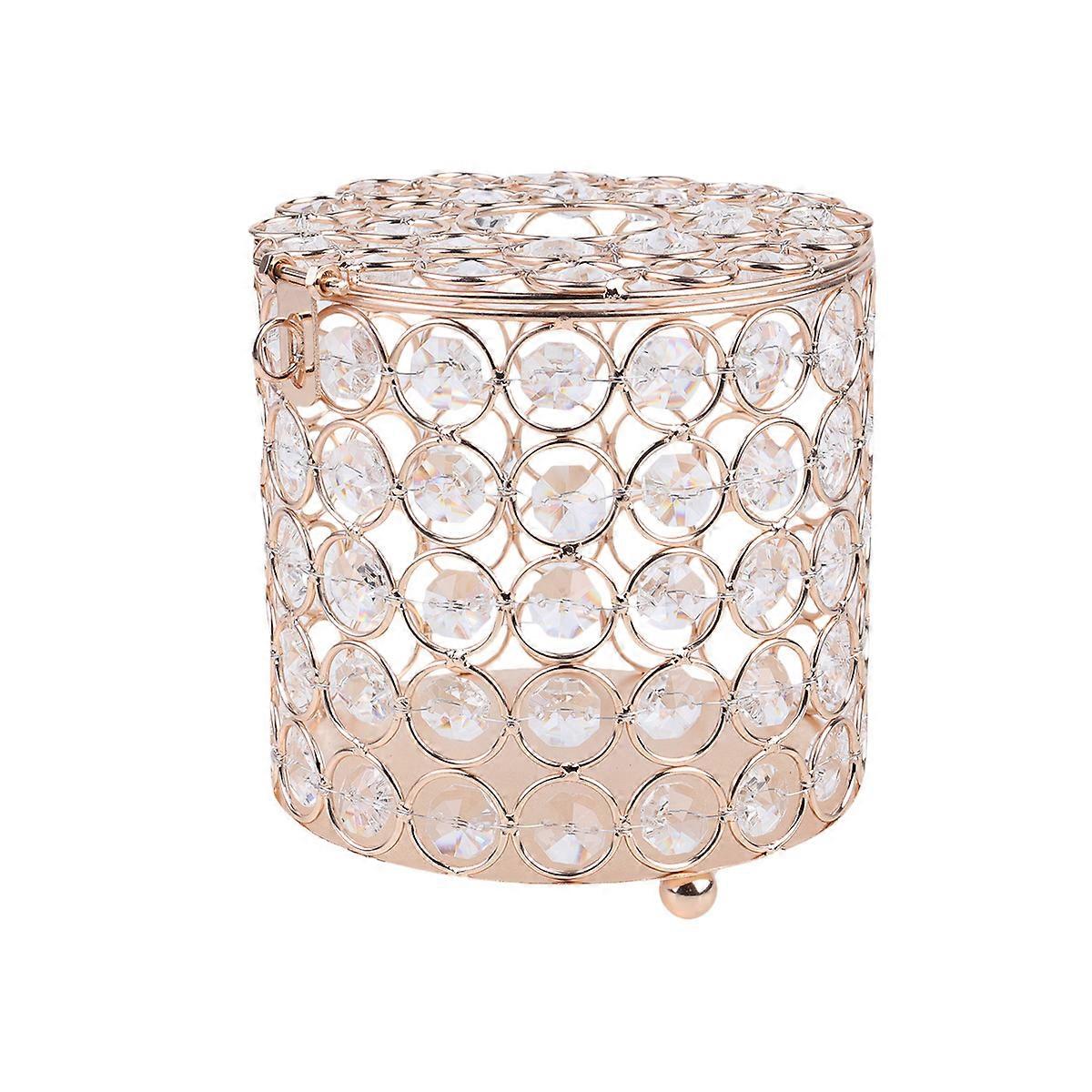 European Style Pearl Tissue Box with Elegant Cylinder Design for Home, Car, and Hotel Use – Versatile Napkin Holder for Modern Tissue Storage