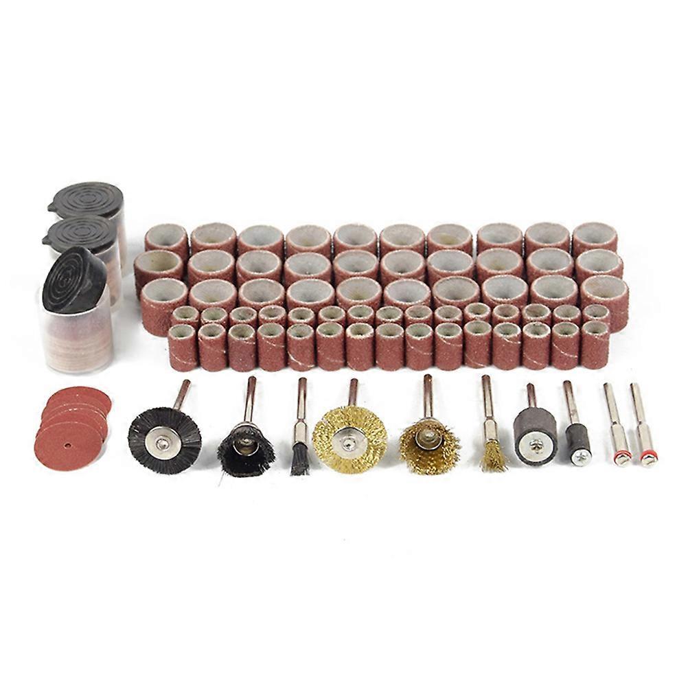 Buffing Polishing Wheel Rotary Tool Accessories Kit Wire Wheel Brush Craftsmen Handyman 160Pcs