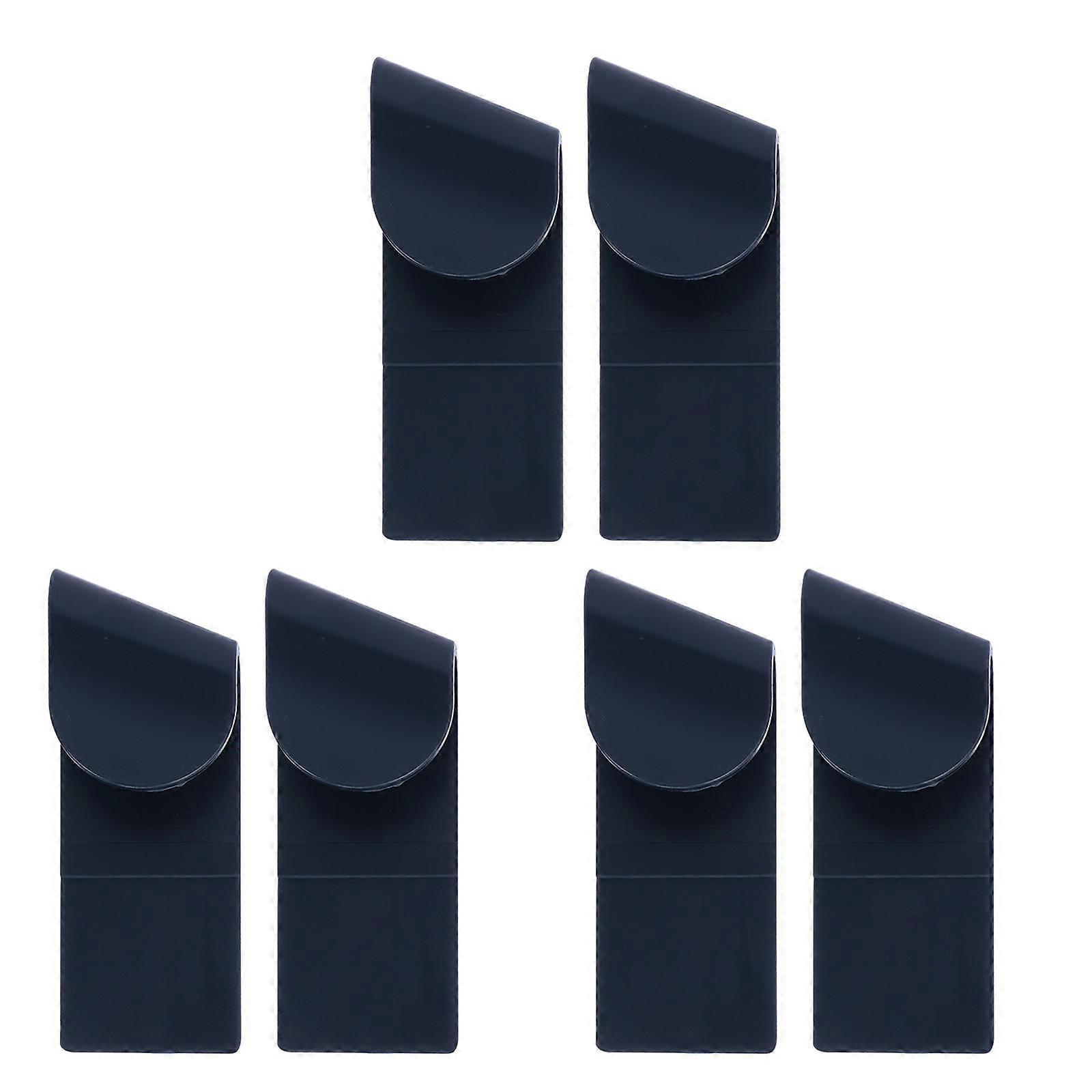 Saucepan Lid Wall Rack Kitchen Lids Holder Wall-Mounted Pot Lid Stand 3.7X1.5X0.6in 3 Pairs