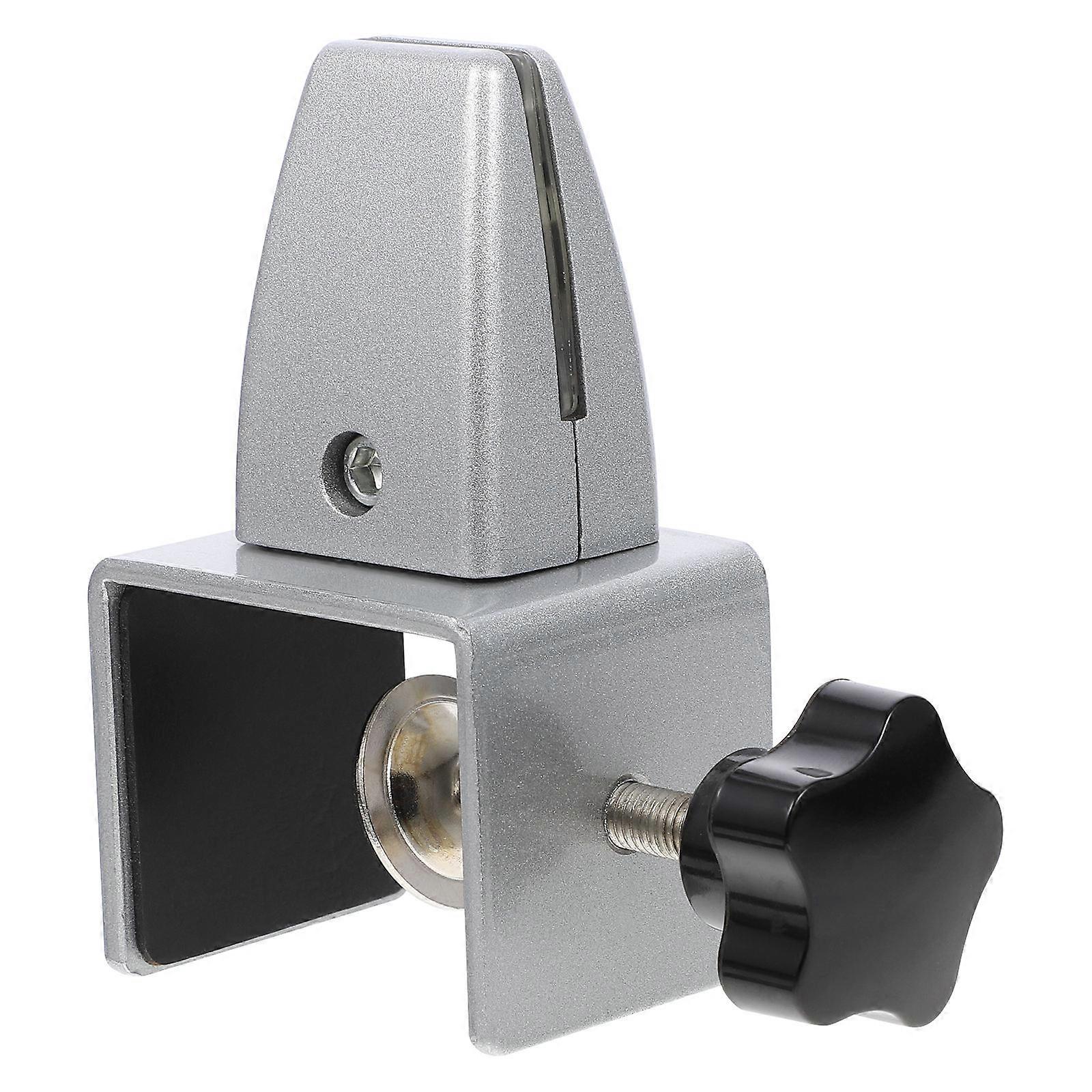 Bracket Clamp Adjustable for Wooden Partitions Silver 1Set Easy Installation